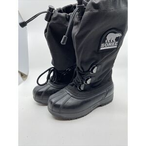 Women's Sorel Snowfall Boots sz 5 Black Style NL1140-010